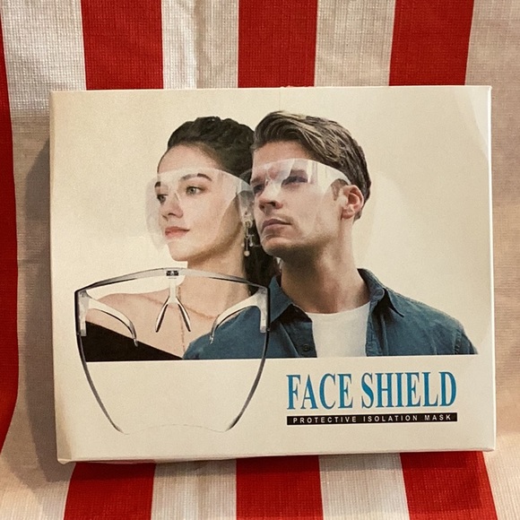 COVID Rhinestone Embellished Face Shields (Bling), NEW IN BOX - Picture 5 of 5